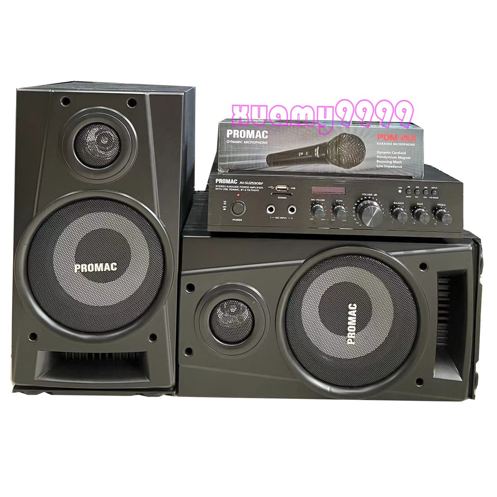 Promac Spk Av Su Bf Home Karaokespeaker System Amplifier With