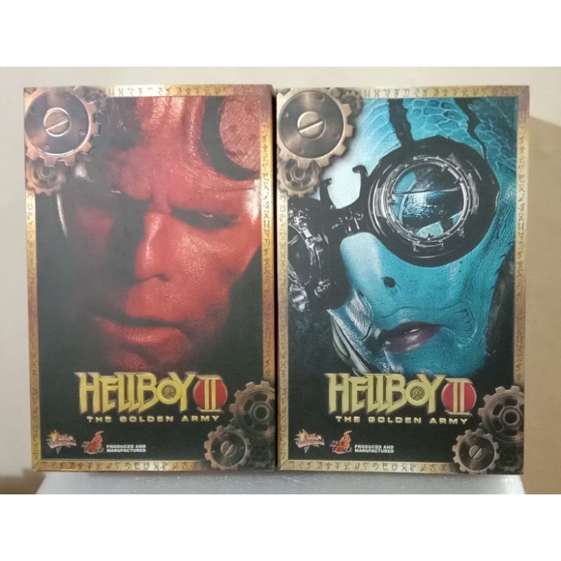 Hot Toys Hellboy II The Golden Army HELLBOY AND ABE SAPIEN 1 6 Scale