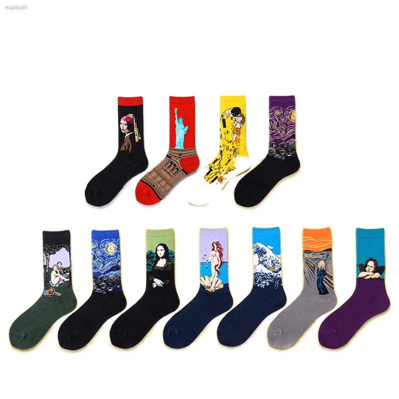 Vankyc Korean Iconic Socks Famous Paintings Art Gallery Sock Shopee