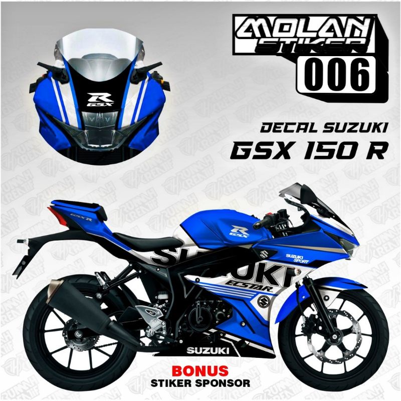 Decal Sticker Striping Variation FULLBODY Suzuki GSX R 150 GSX 150 R