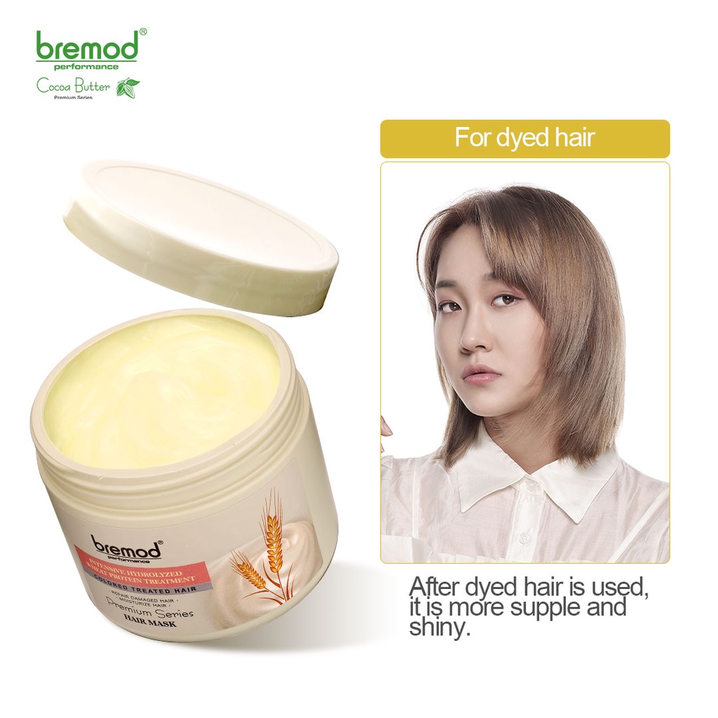 Bremod Premium Series Intensive Cocoa Butter Hair Repair Treatment Hair