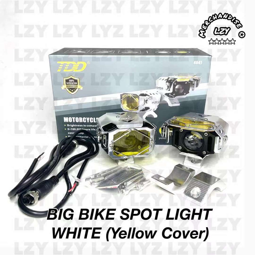 Tdd Bmw Spot Light Cree Big Bike Driving Light Headlight All Weather