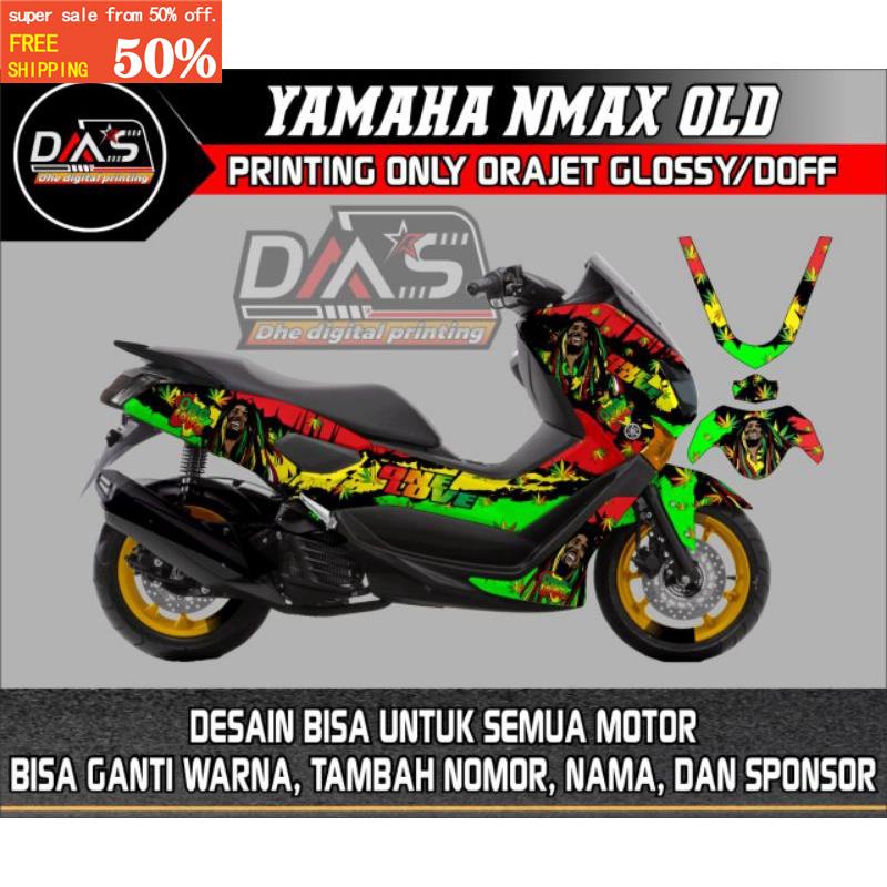 Decal Nmax Old Full Body Pattern Rasta Decal Sticker Nmax Old Full Body