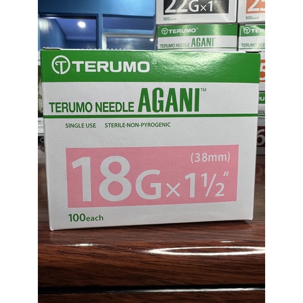 BOX TERUMO NEEDLE Disposable Terumo AGANI 100pcs Box Per Box