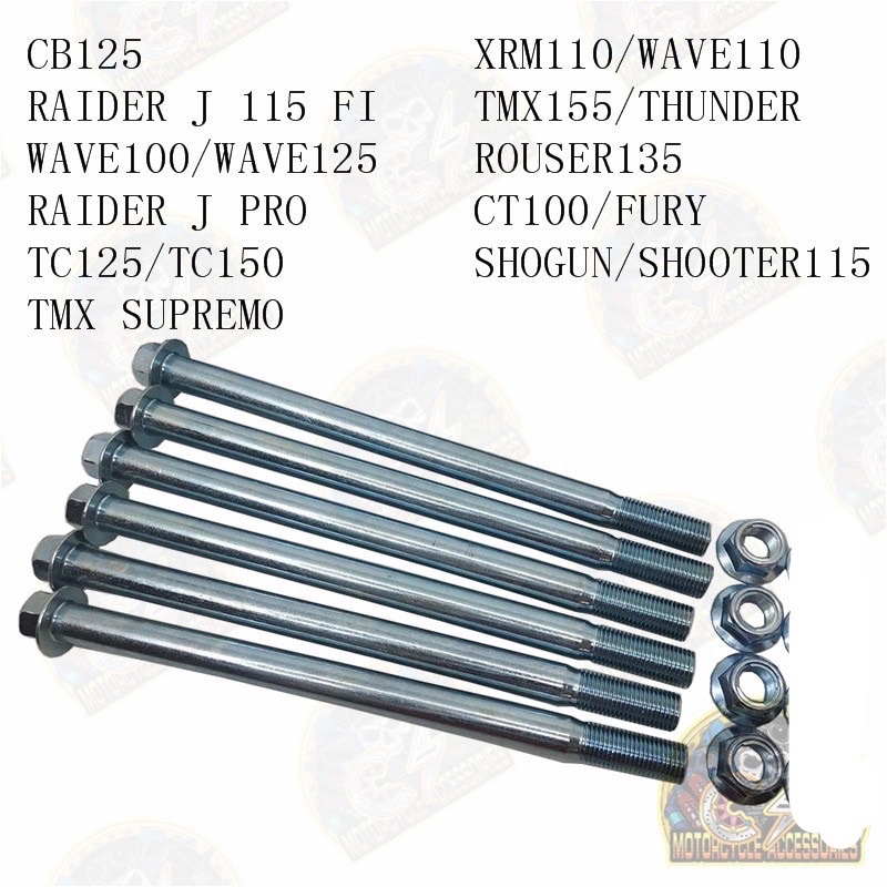 Cs Motorcycle Rear Axle Xrm Wave Xrm Tmx Raider J