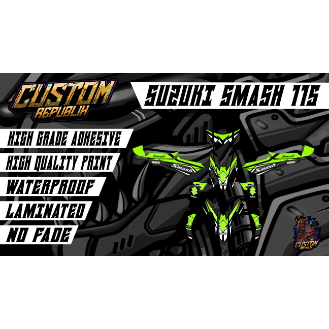 Suzuki Smash Stripe Decals Set Shopee Philippines