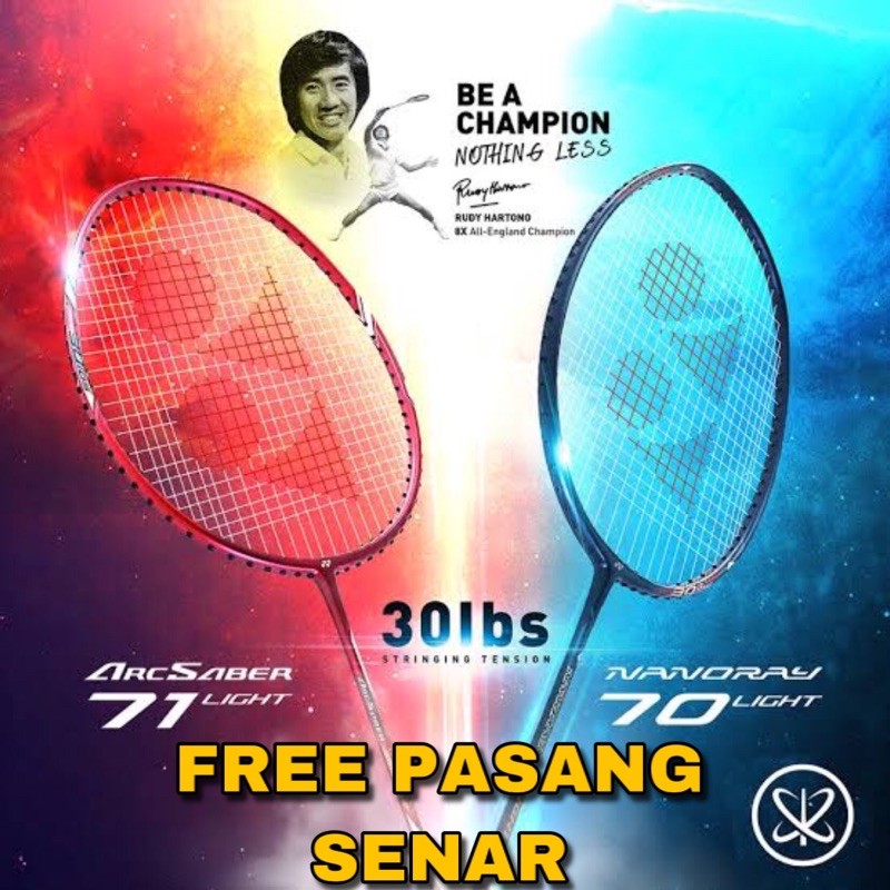 Yonex Rudi Hartono Series Original Racket Rudy Arcsaber