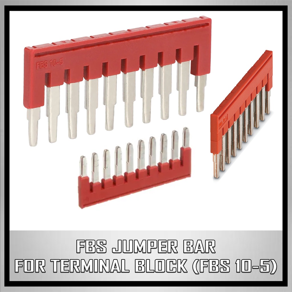 Fbs Fbs Jumper Bar Plug In Bridge For St Din Rail Terminal