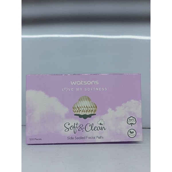 Wat Sons Soft Clean Side Sealed Facial Puffs S Shopee Philippines