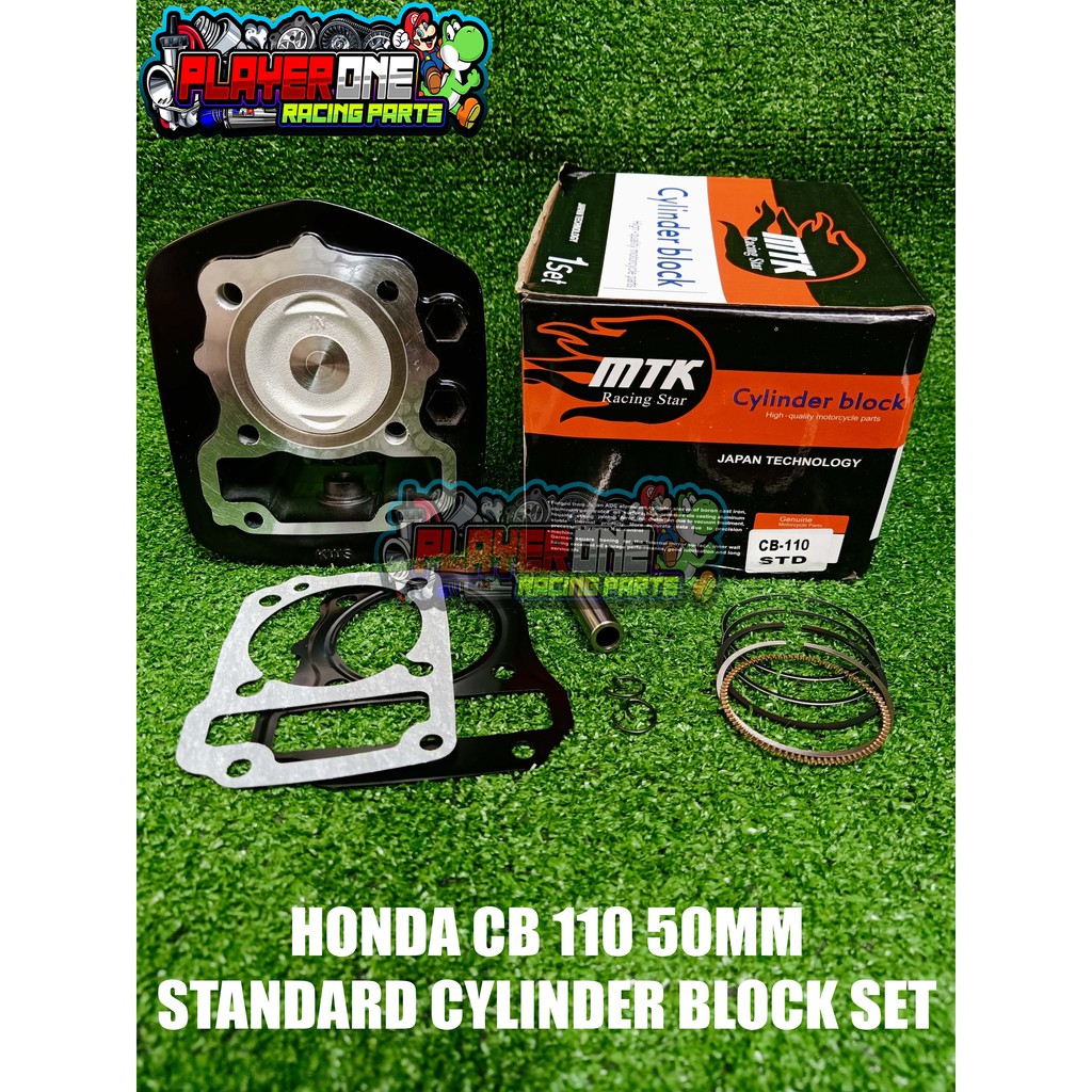 Mtk Honda Cb Mm Standard Cylinder Block Set Shopee Philippines