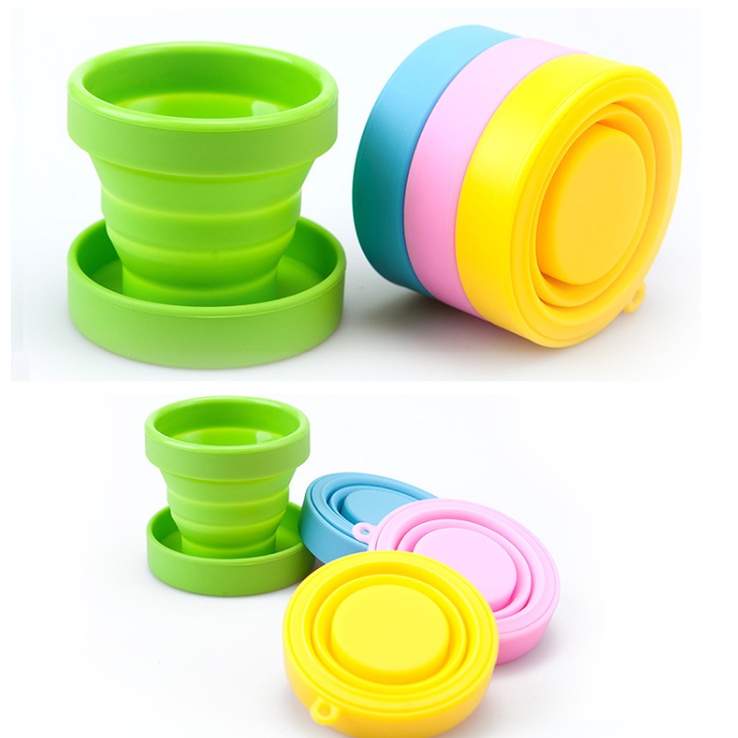 Outdoor Portable Collapsible Retractable Cup Silicone Cup Eco