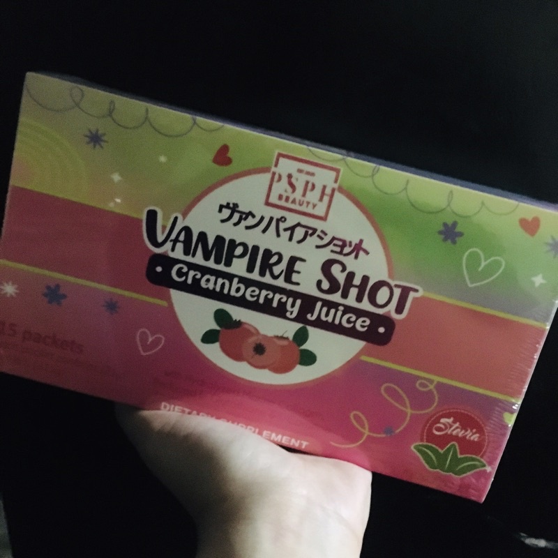 VAMPIRE SHOT CRANBERRY JUICE BY PSPH BEAUTY Onhand With Freebie