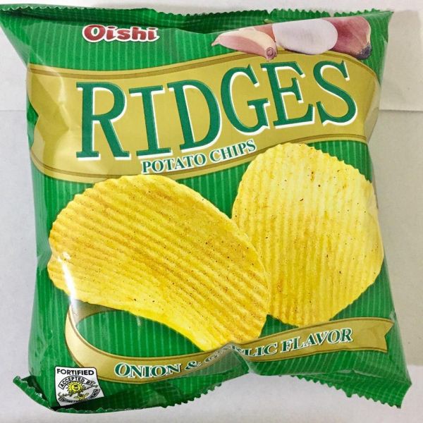 OISHI RIDGES ONION GARLIC 22G 60G Shopee Philippines