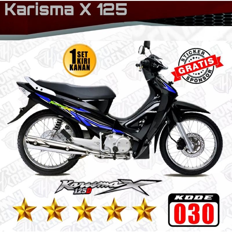 Decal Sticker Striping Variation Honda Karisma X 125 R Karisma X 125