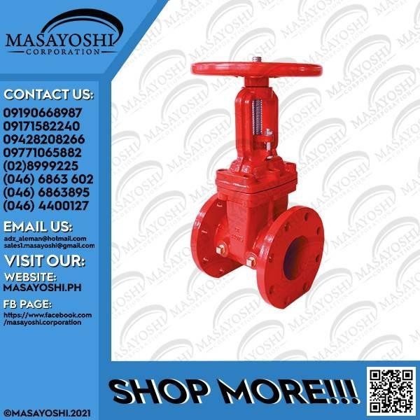 Fire Protection Resilient Sealed Gate NRS Gate Valve Grooved End