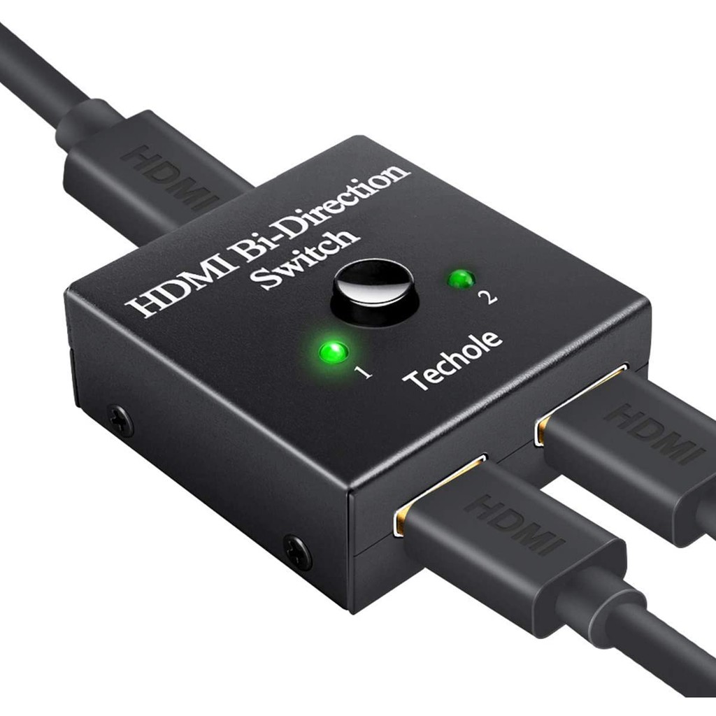 HDMI Switch Techole Bidirectional HDMI Splitter 1 In 2 Out 2 Input 1