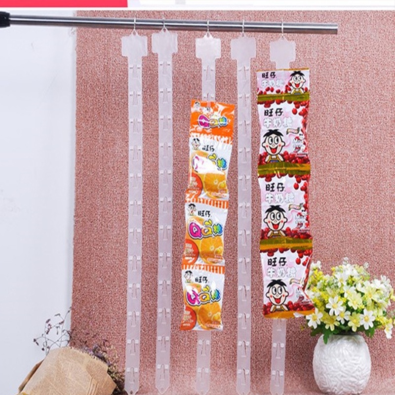 Hot Sale 1Pc Pvc Injection Plastic Supermarket Food Hanging Strip