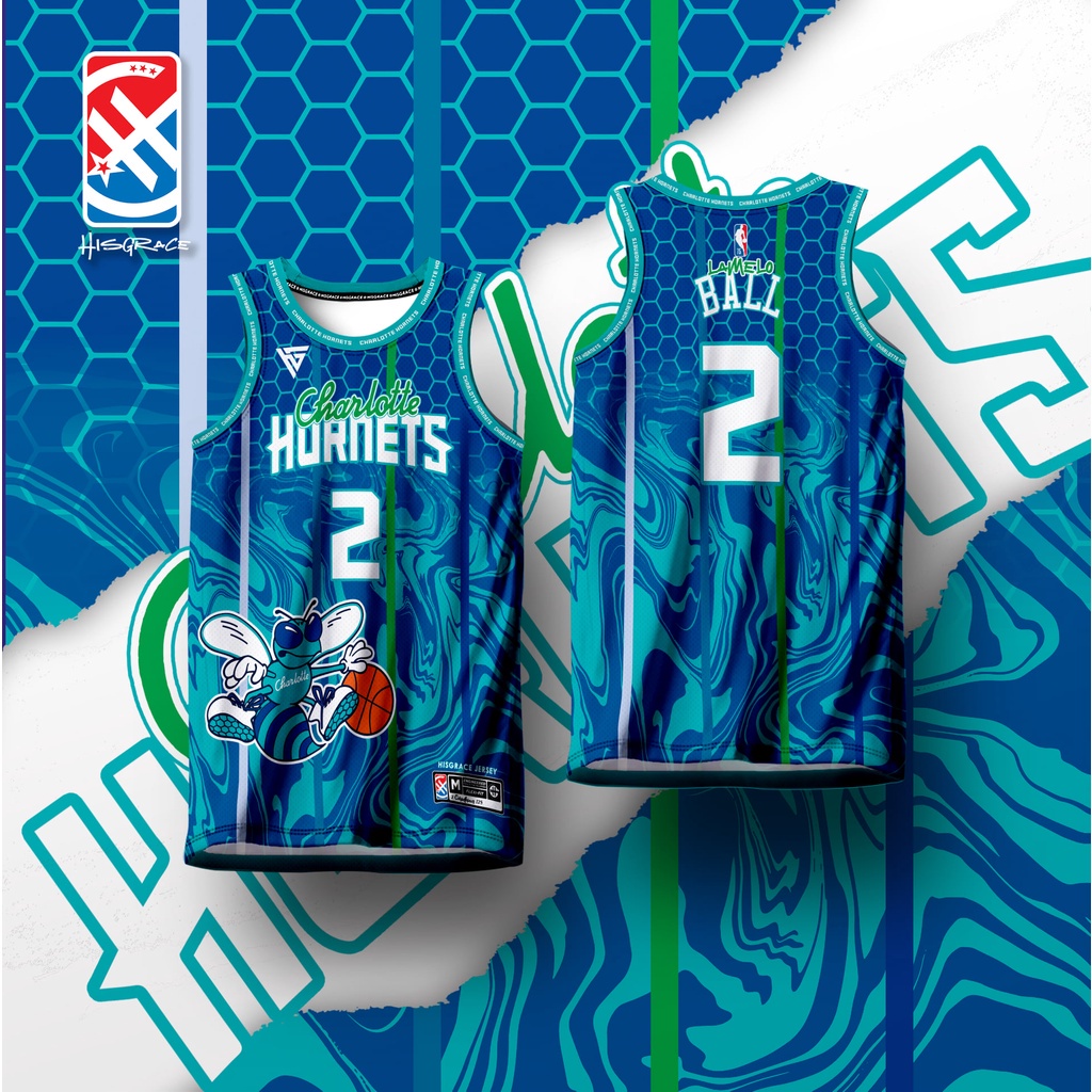 2022 CHARLOTTE HORNETS X HG CONCEPT JERSEY Full Sublimation 3D Vest