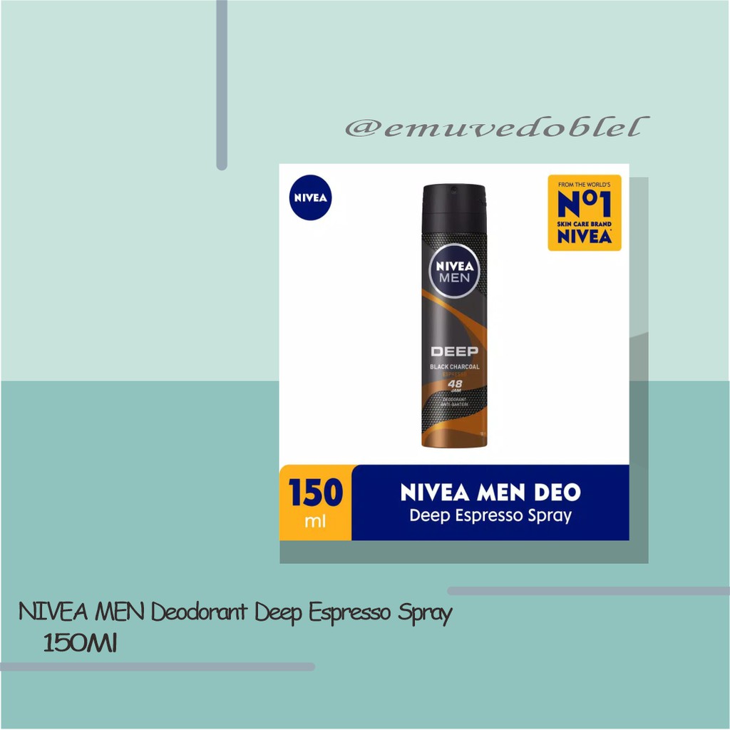 Nivea Men Deodorant Deep Espresso Spray Ml Shopee Philippines