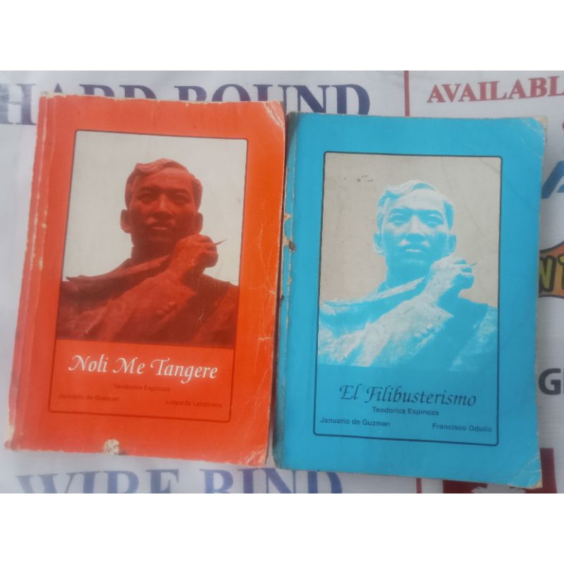 Noli Me Tangere El Filibusterismo Per Pcs Shopee Philippines