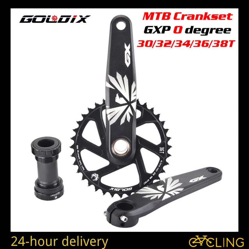 GOLDIX GX Bicycle Crankset GXP MTB Bike Crank Chainring Bike 170mm