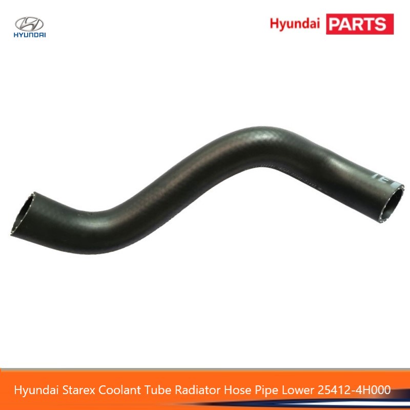 Black Coolant Tube Radiator Hose Pipe Lower 25412 4H000 For Hyundai