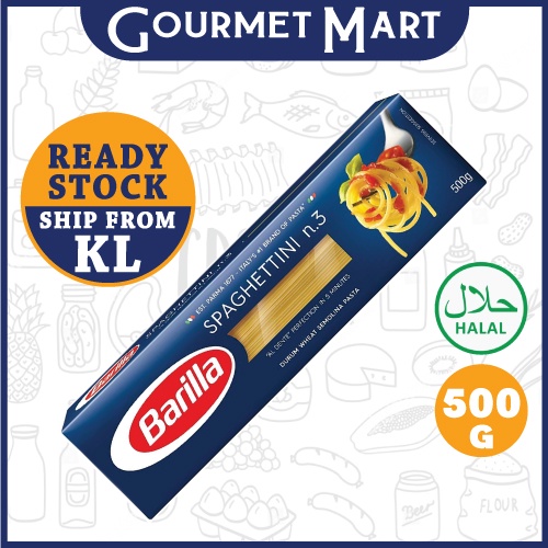 Barilla Spaghetti N3 500g HALAL Shopee Philippines