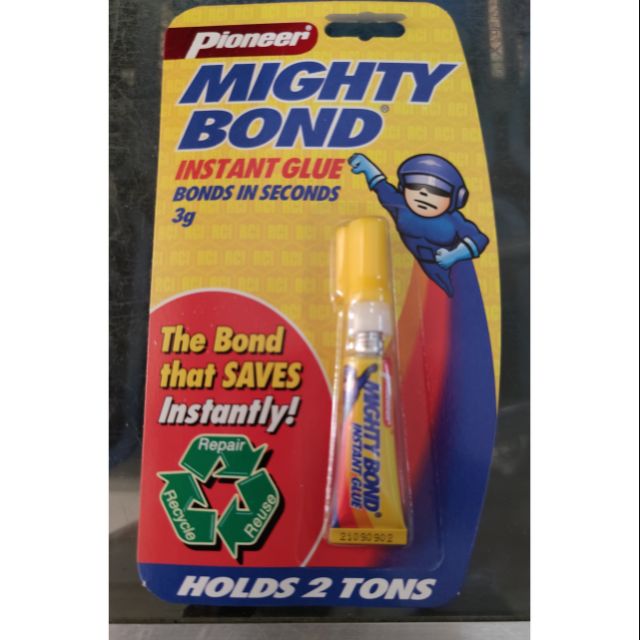 Pioneer 3 Grams Mighty Bond Instant Glue Shopee Philippines