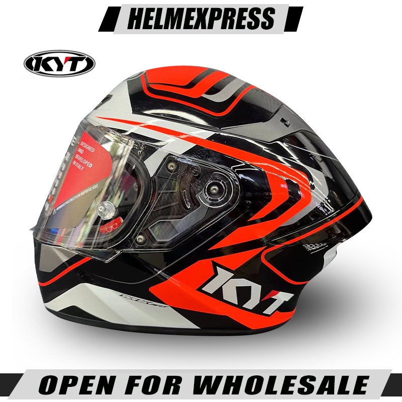 KYT TT COURSE OVERTECH BLACK ORANGE Shopee Philippines