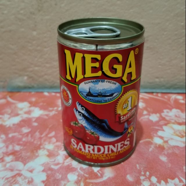 Mega Sardines In Tomato Sauce With Chili Red G Shopee Philippines