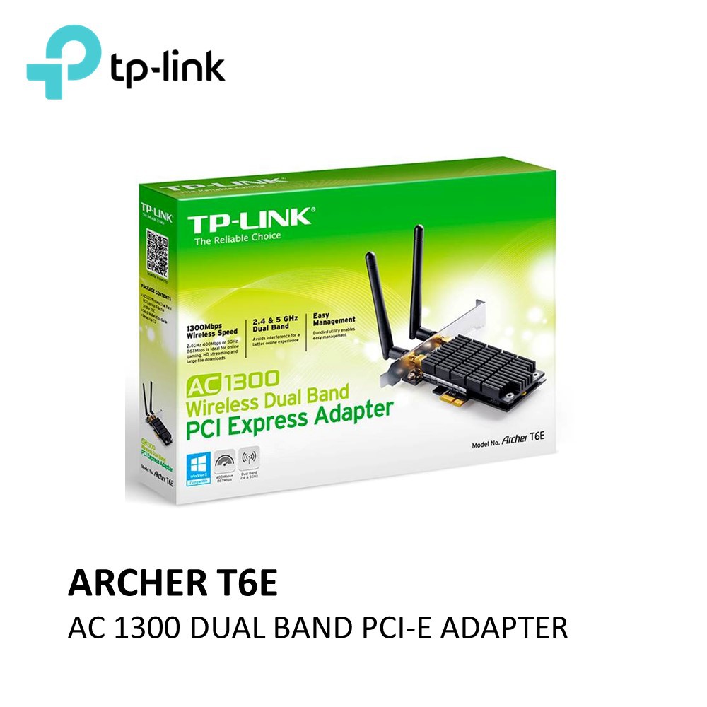 Tp Link T E Ac Wireless Dual Band Pci E Express Adapter Archer