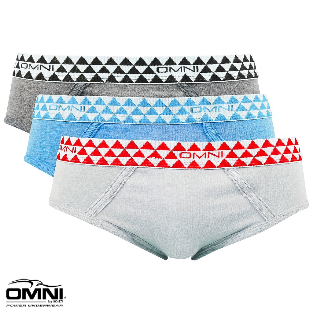 Omni By So En Men S In Triforce Cotton Bikini Brief Shopee Philippines