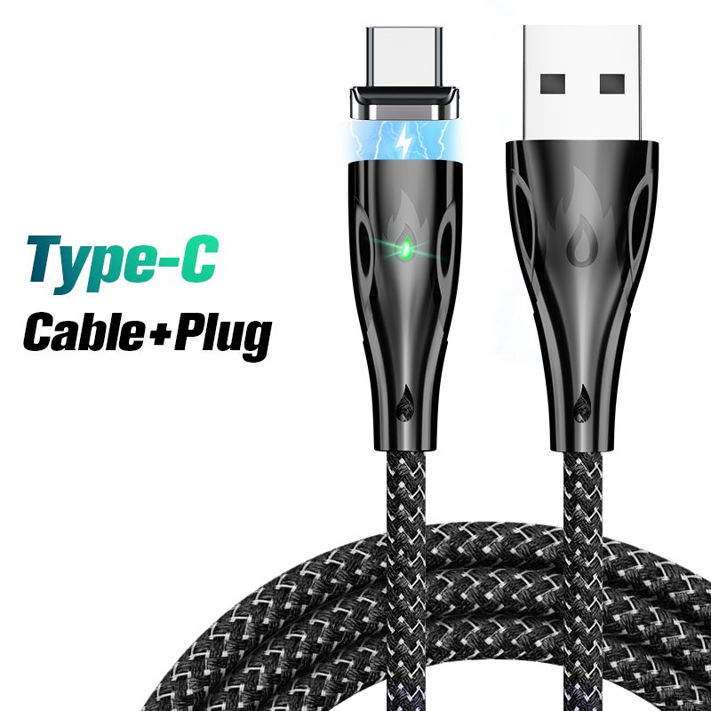 Ankndo Magnetic Cable A Micro Usb C Type C Fast Charging Quick Charge