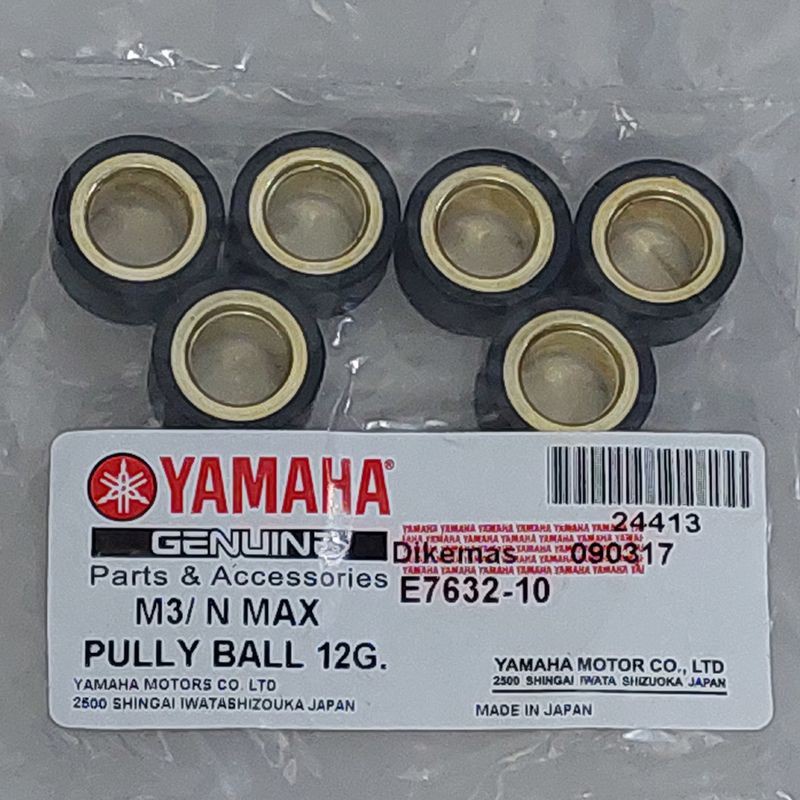 M3 NMAX Mio I125 Mio 125 Aerox Pulley Ball 12G Roller Set 2PH