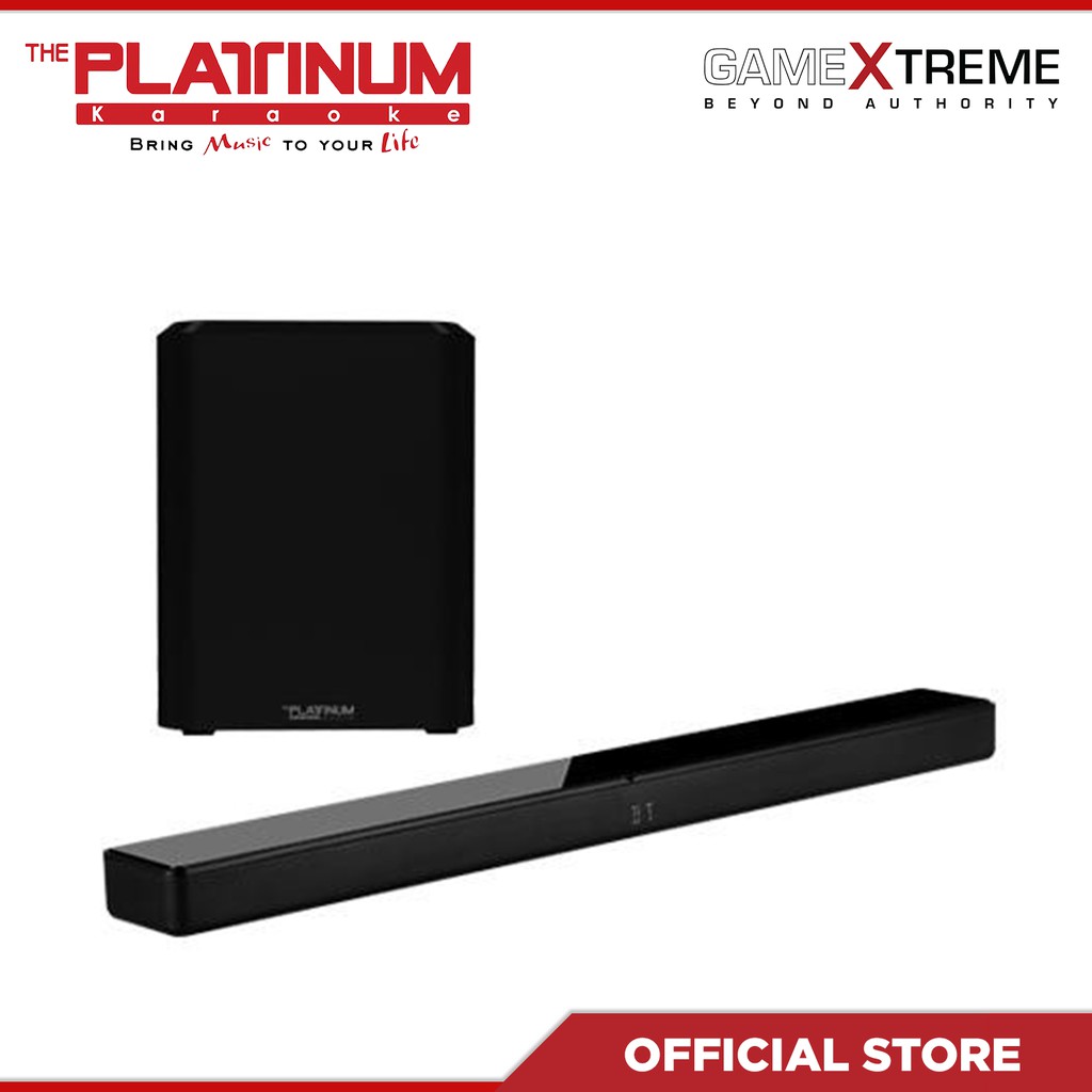 The Platinum Soundbar Ptsb S Wireless Sub Woofer Black