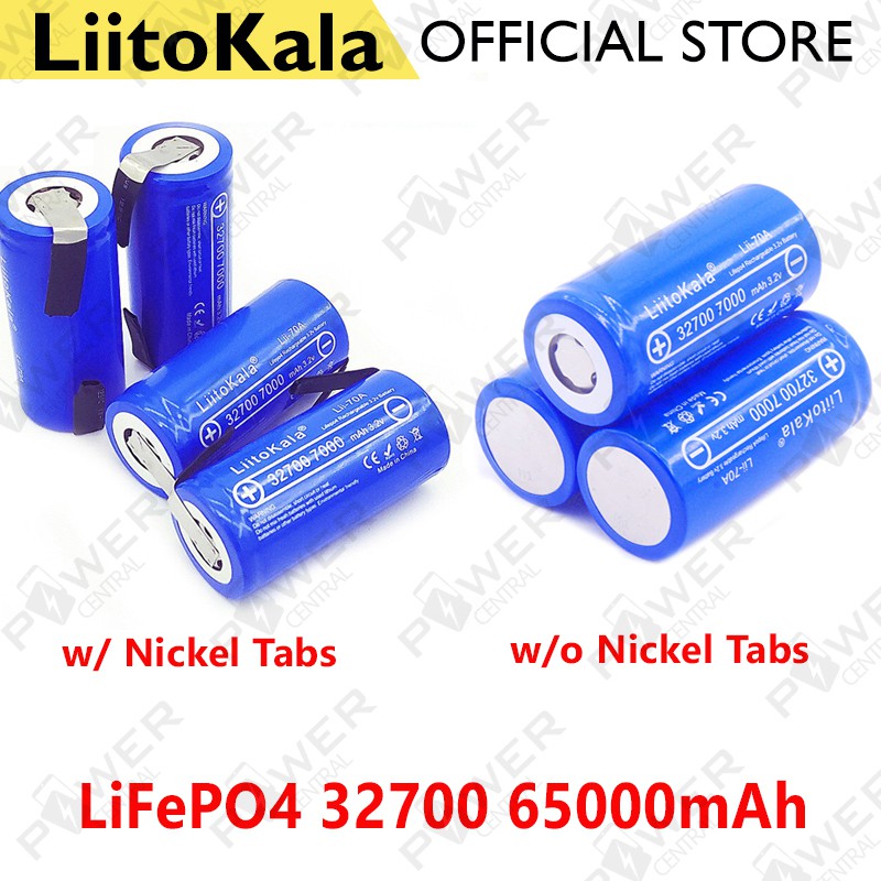 Liitokala Lii 70A 3 2V 32700 6500mAh LiFePO4 Battery 35A Continuous