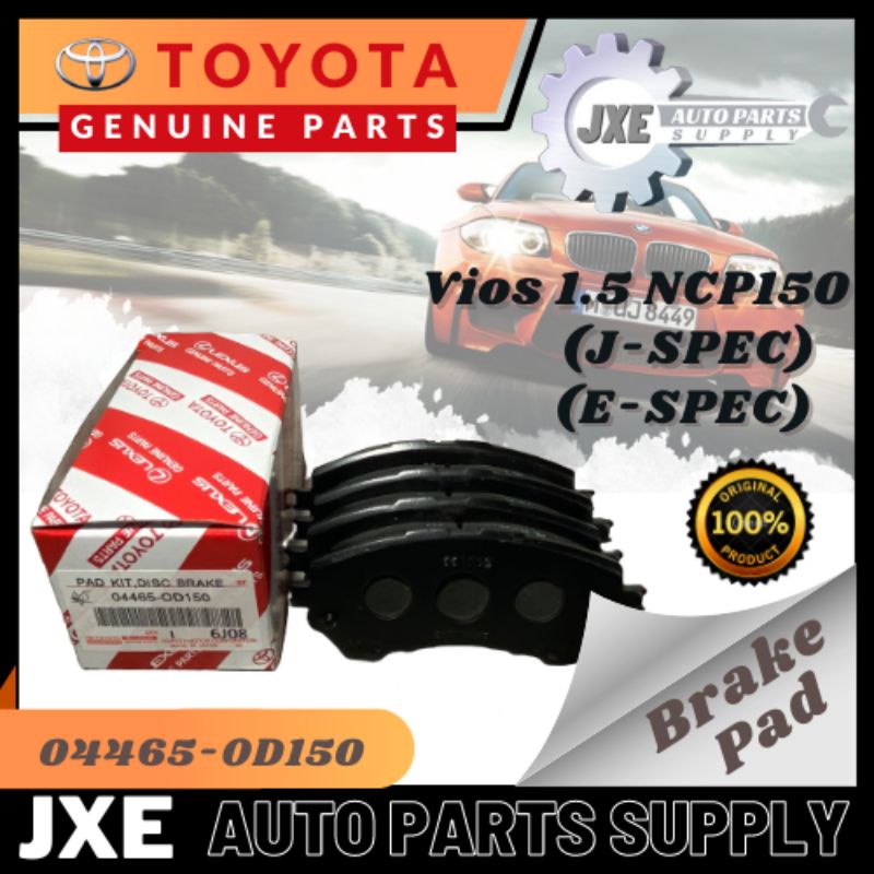 Toyota Brake Pad D For Vios Ncp J Spec E Spec