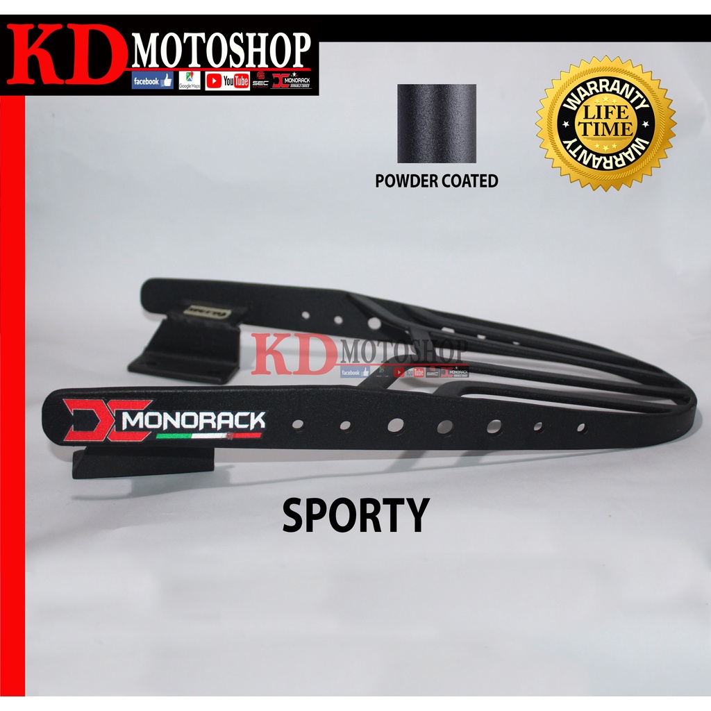 Yamaha Mio Sporty Dc Monorack Bracket Shopee Philippines