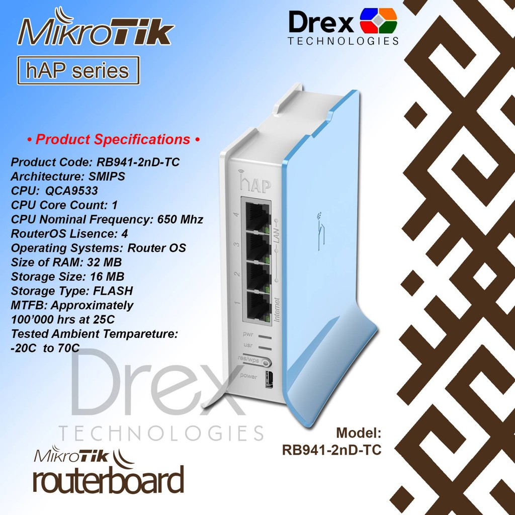 Mikrotik Haplite RB941 2nd TC Mikrotik Routerboard Shopee Philippines