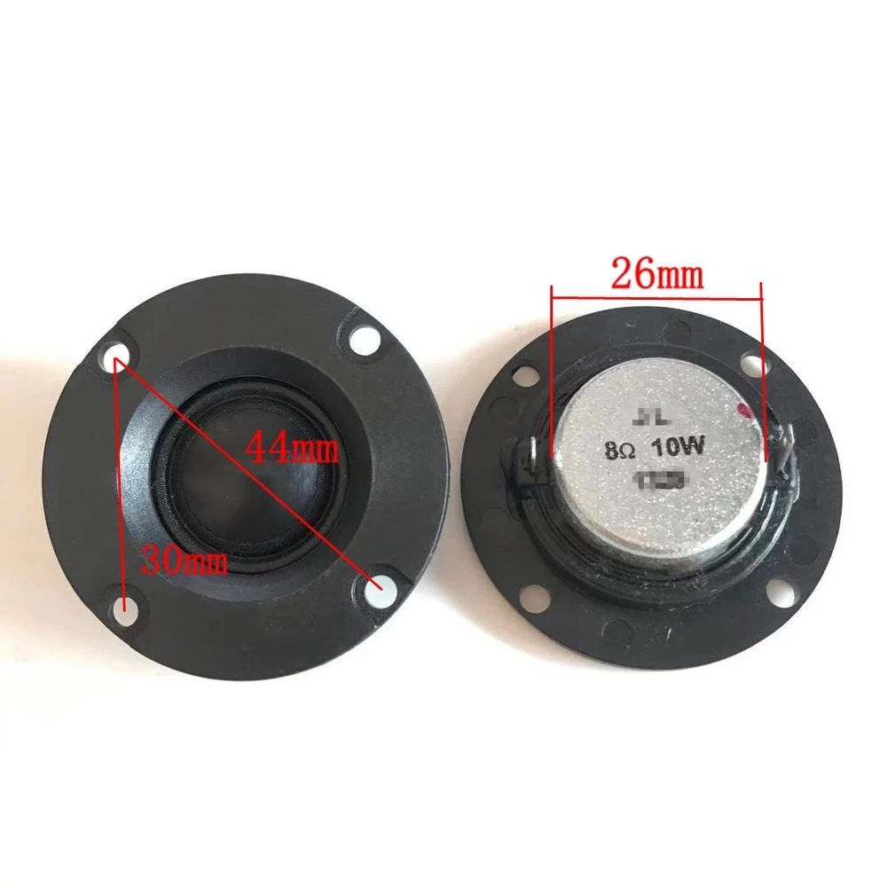 2 Pcs Hifi 2 Inch 6 Ohm 6W Neodymium Magnet Silk Film Dome Tweeter