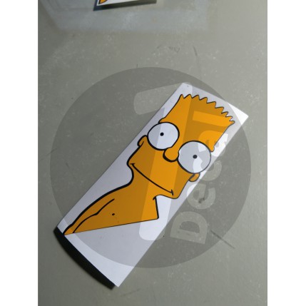 1Pc Naked Bart Simpson Sticker Decal Shopee Philippines