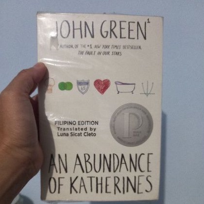 An Abundance Of Katherines Filipino Ed Soft Cover Shopee Philippines