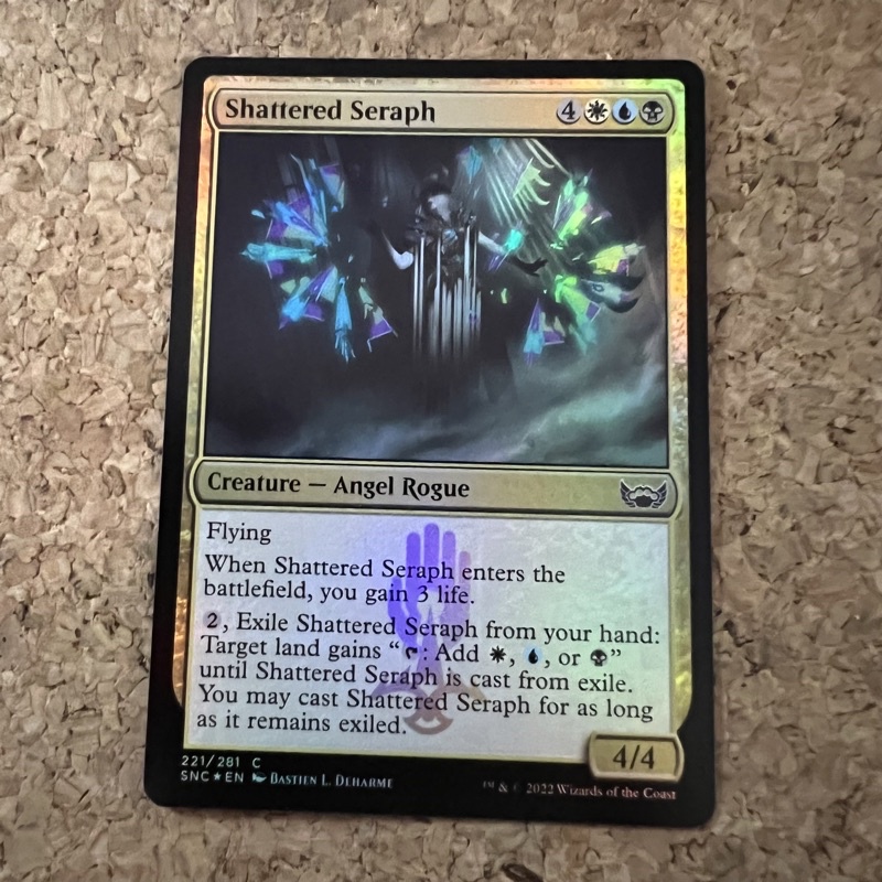 Mtg Shattered Seraph Angel Rogue Streets Of New Capenna White