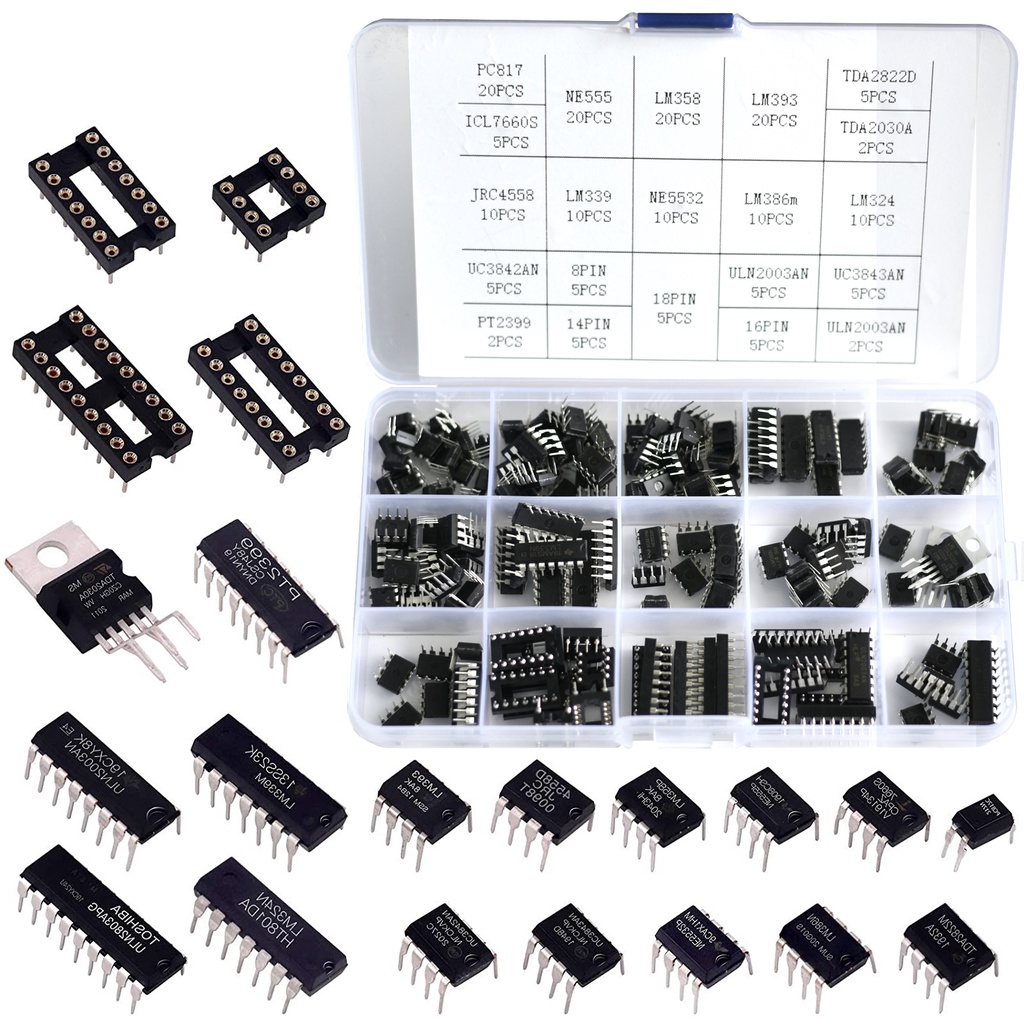 Pcs Ic Chip Assortment Opamp Oscillator Pwm Pc Ne Lm