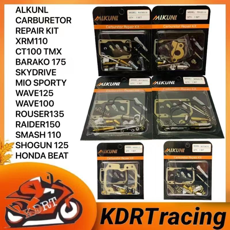 Carburetor Repair Kit Alkunl For Ct Barako Skydrive Mio Sporty