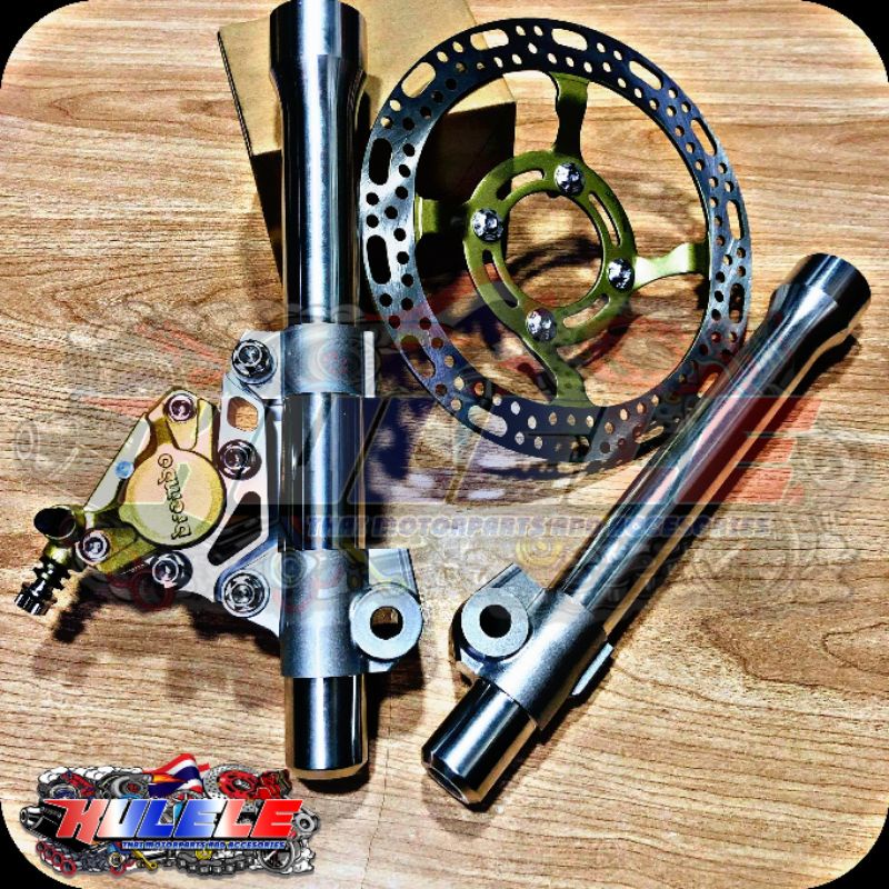 Lighten Front Shock With Ngo Caliper And Alloy Bracket Disc And Bolts