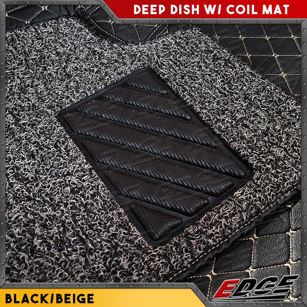 Diamond Deep Dish W Coil Mat Toyota Fortuner Leather