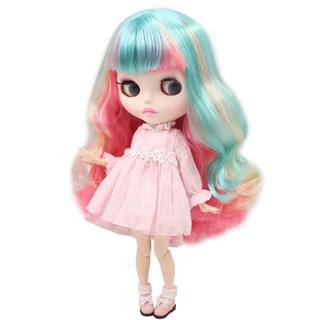 ICY Nude Blyth Doll Matte Face 8 Kinds Of Hair Color With Big Breast