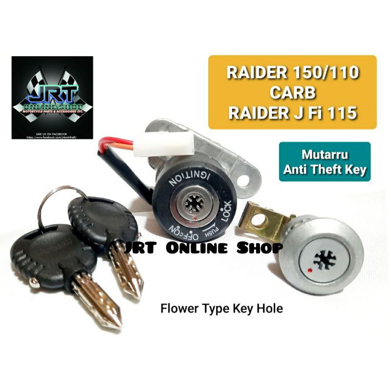 Suzuki Raider J Fi Mutarru Anti Theft Key Shopee Philippines