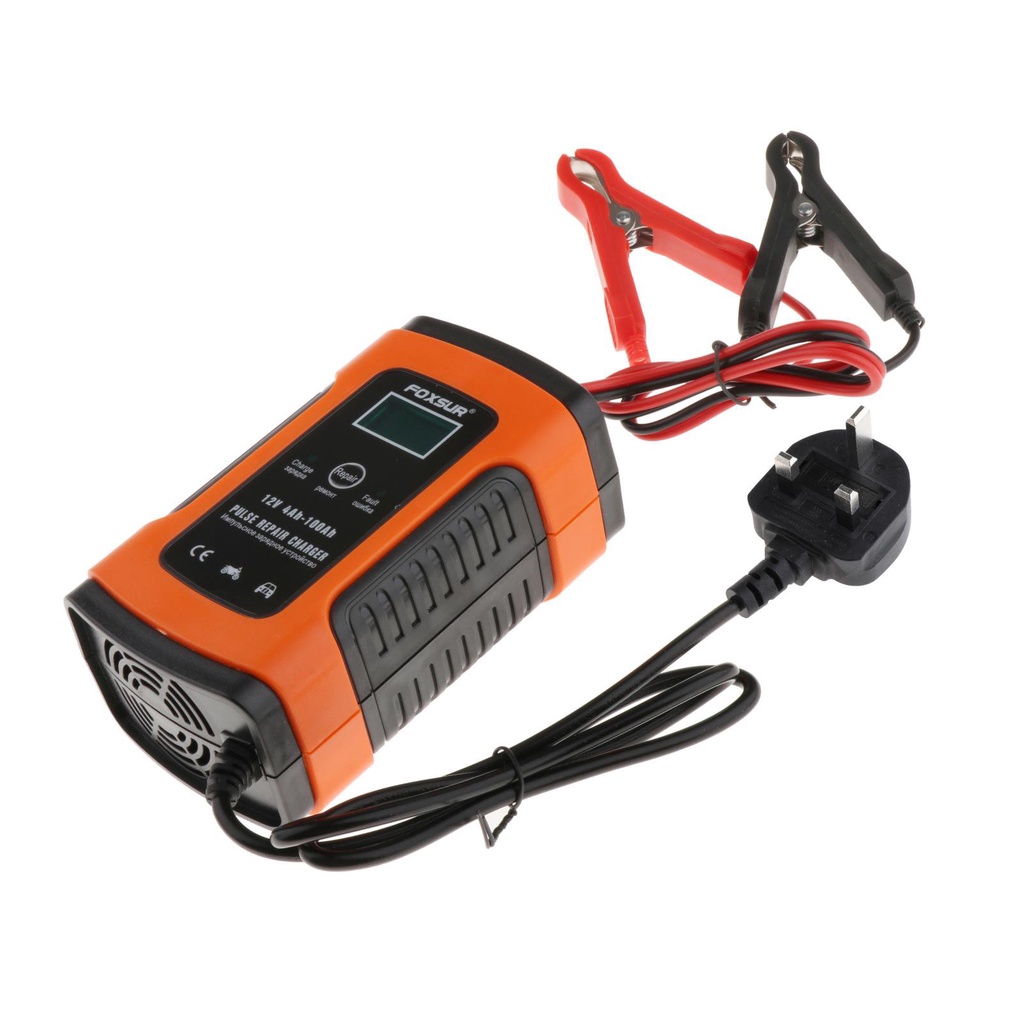 Digital Lcd Display Full Automatic Car Battery V A Dc Power